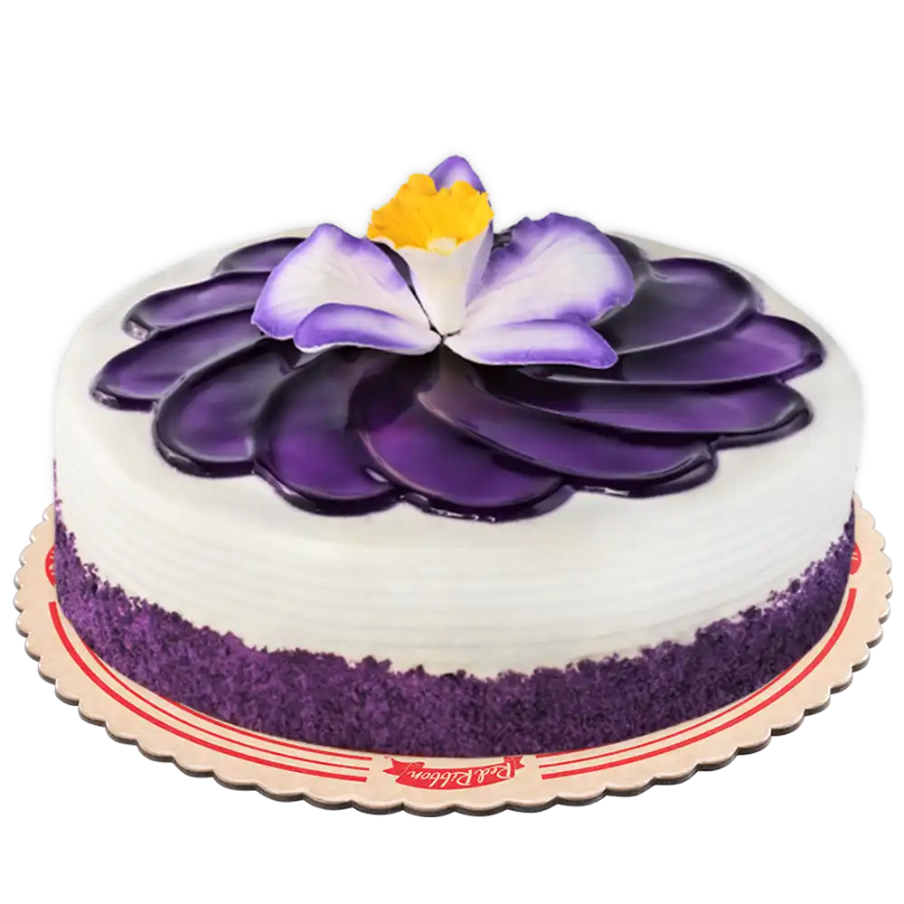 Red Ribbon Puple Cake Red Ribbon
